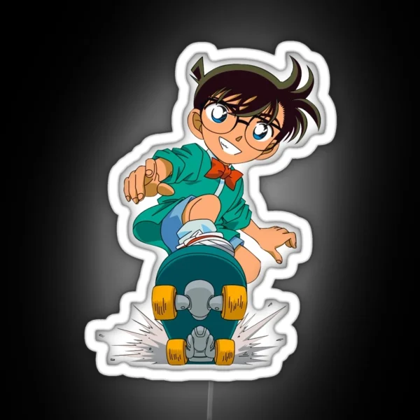 Detective Conan Edogawa Case Closed RGB Neon Sign