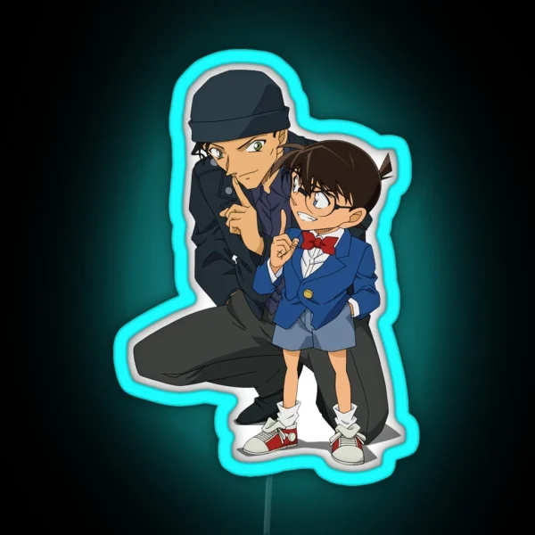 Detective Conan Edogawa Case Closed RGB Neon Sign