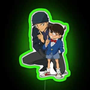 Detective Conan Edogawa Case Closed RGB Neon Sign