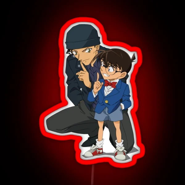 Detective Conan Edogawa Case Closed RGB Neon Sign