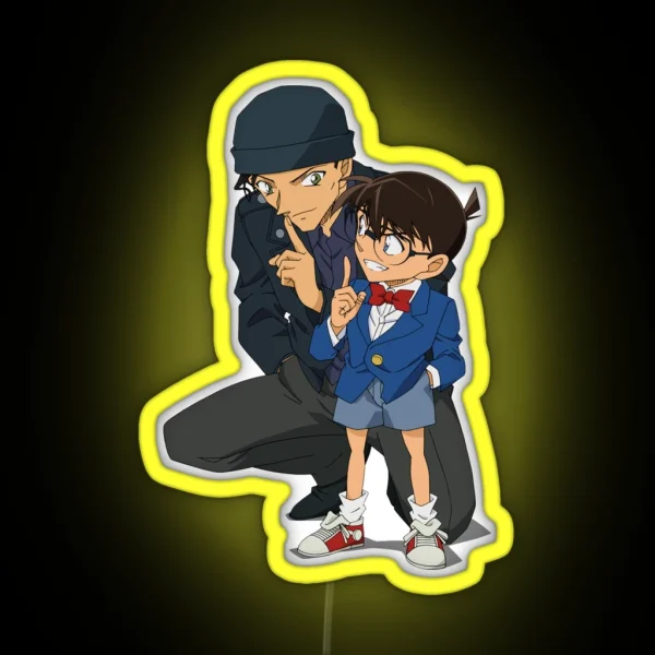 Detective Conan Edogawa Case Closed RGB Neon Sign