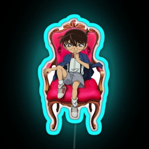 Detective Conan Edogawa Case Closed RGB Neon Sign