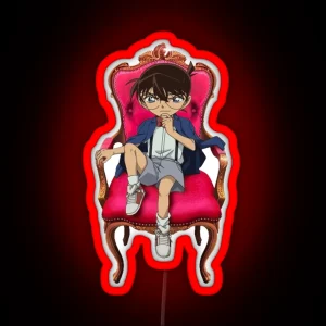 Detective Conan Edogawa Case Closed RGB Neon Sign