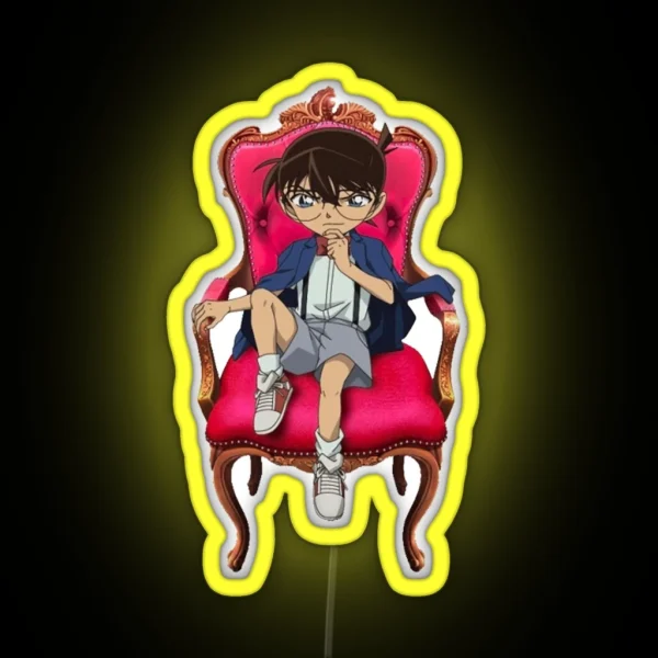 Detective Conan Edogawa Case Closed RGB Neon Sign