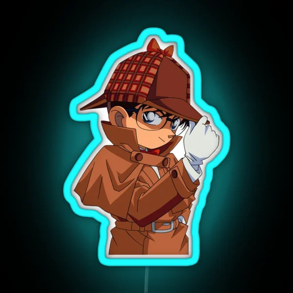 Detective Conan Edogawa Case Closed RGB Neon Sign