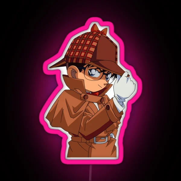 Detective Conan Edogawa Case Closed RGB Neon Sign