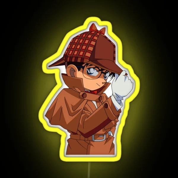 Detective Conan Edogawa Case Closed RGB Neon Sign