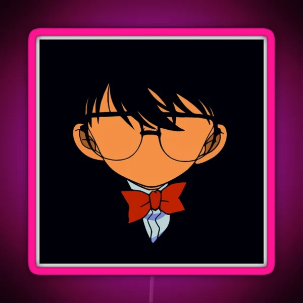 Detective Conan Face Edition RGB Neon Sign