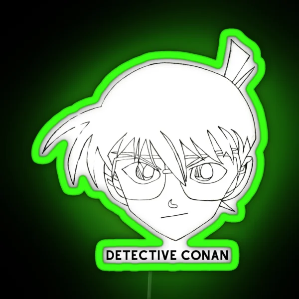 DETECTIVE CONAN HANDMADE MINIMALIST RGB Neon Sign