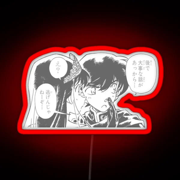 Detective Conan Led Shinichi And Ran RGB Neon Sign