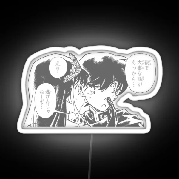 Detective Conan Led Shinichi And Ran RGB Neon Sign