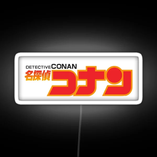 Detective Conan Logo RGB Neon Sign