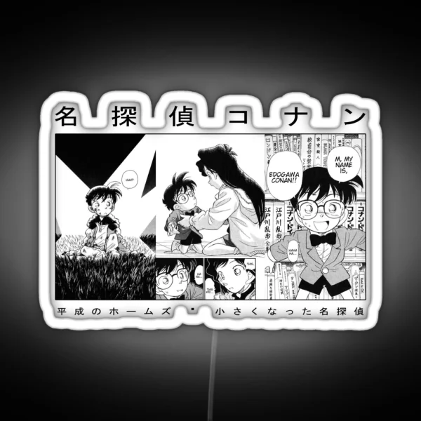 Detective Conan Manga Design RGB Neon Sign