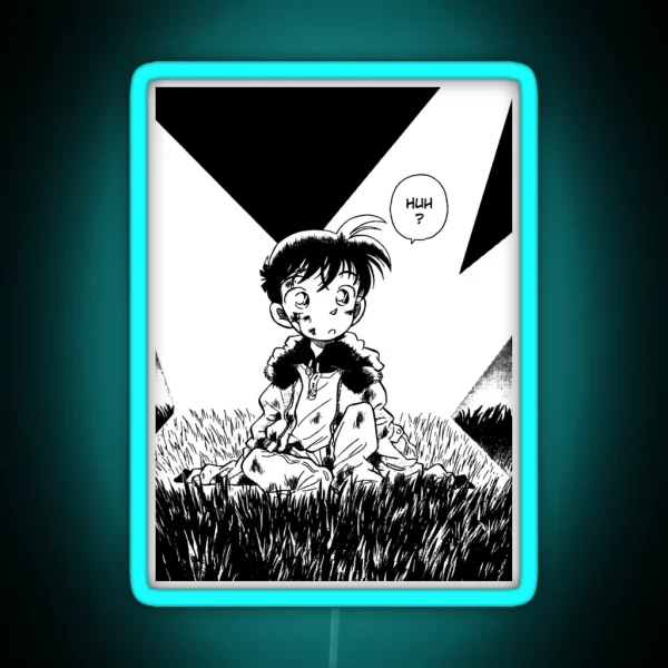 Detective Conan Manga Design RGB Neon Sign