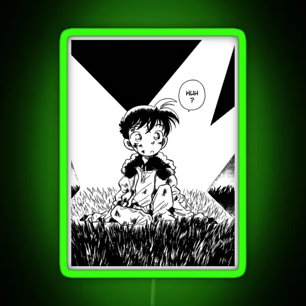 Detective Conan Manga Design RGB Neon Sign