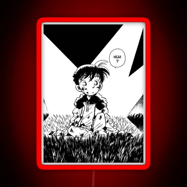 Detective Conan Manga Design RGB Neon Sign