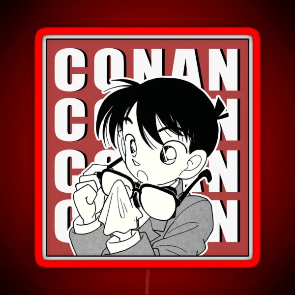 Detective Conan Manga Design RGB Neon Sign