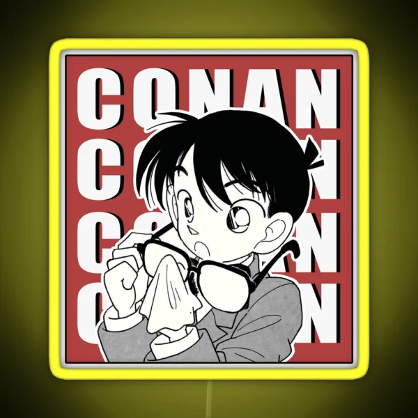Detective Conan Manga Design RGB Neon Sign