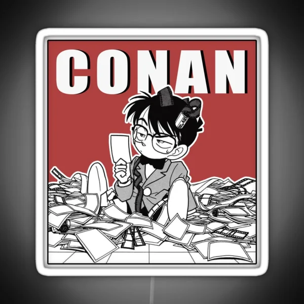 Detective Conan Manga Design RGB Neon Sign