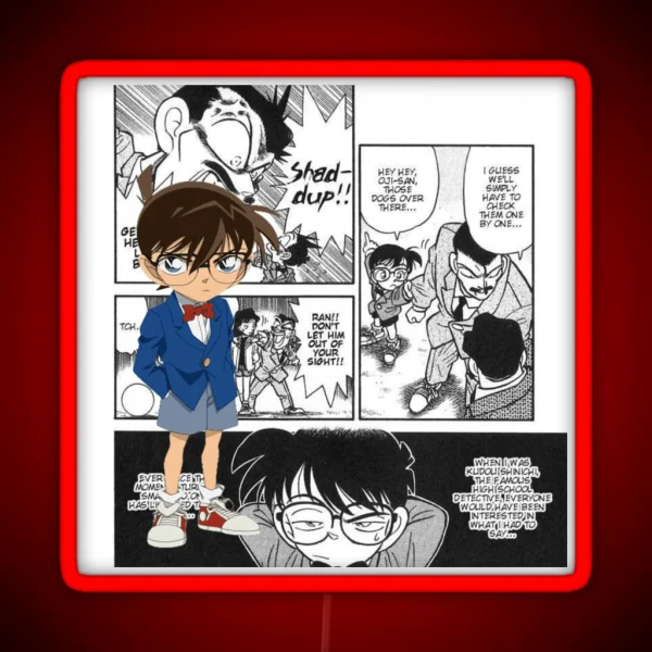 Detective Conan Manga RGB Neon Sign