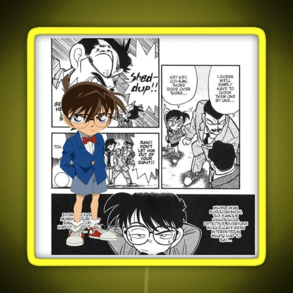 Detective Conan Manga RGB Neon Sign