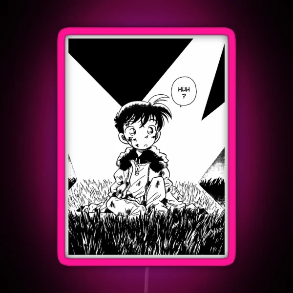 Detective Conan Manga RGB Neon Sign