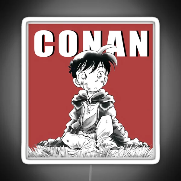 Detective Conan Manga Shrunken Shinichi RGB Neon Sign