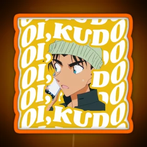 Detective Conan Oi Kudo Heiji Hattori Led RGB Neon Sign