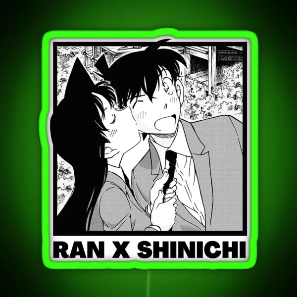 Detective Conan Ran X Shinichi RGB Neon Sign