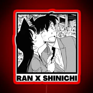 Detective Conan Ran X Shinichi RGB Neon Sign