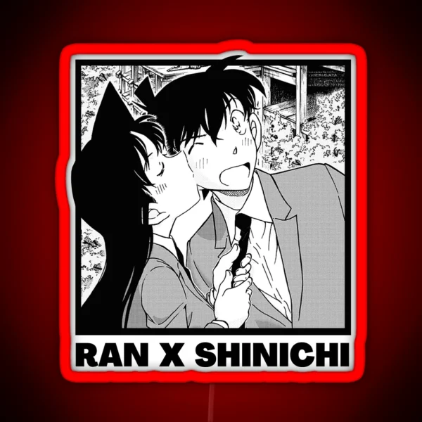 Detective Conan Ran X Shinichi RGB Neon Sign