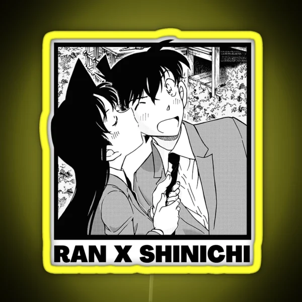 Detective Conan Ran X Shinichi RGB Neon Sign