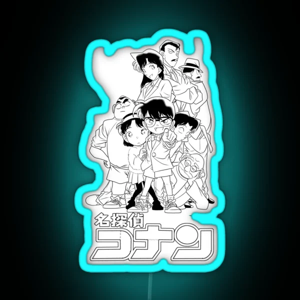 DETECTIVE CONAN RGB Neon Sign