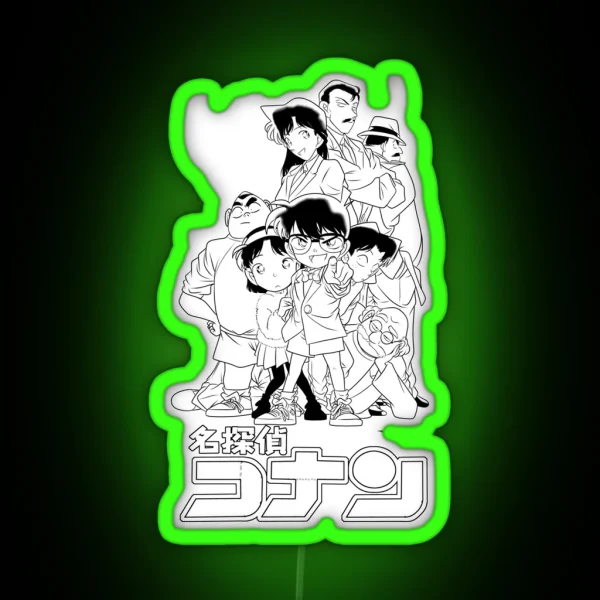 DETECTIVE CONAN RGB Neon Sign