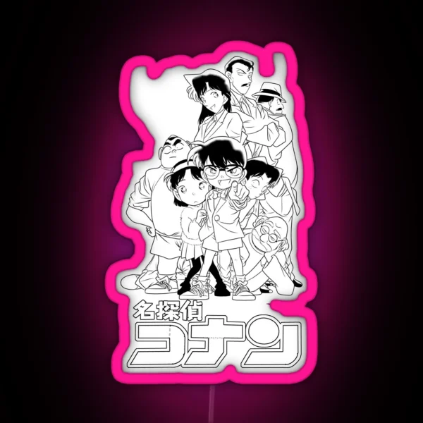 DETECTIVE CONAN RGB Neon Sign