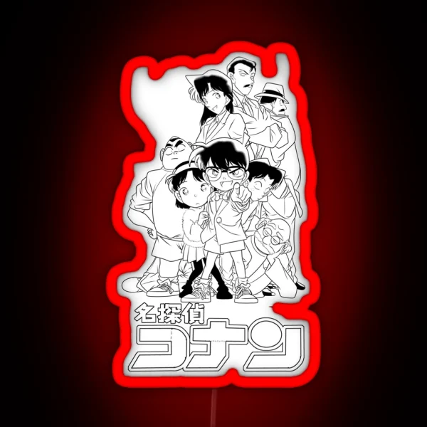 DETECTIVE CONAN RGB Neon Sign