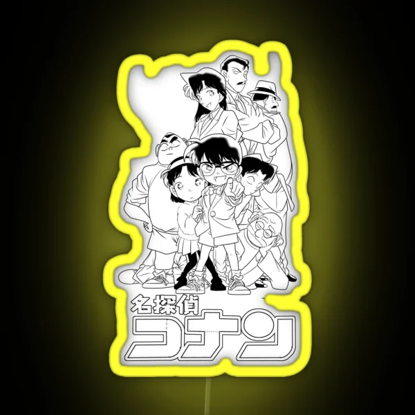 DETECTIVE CONAN RGB Neon Sign