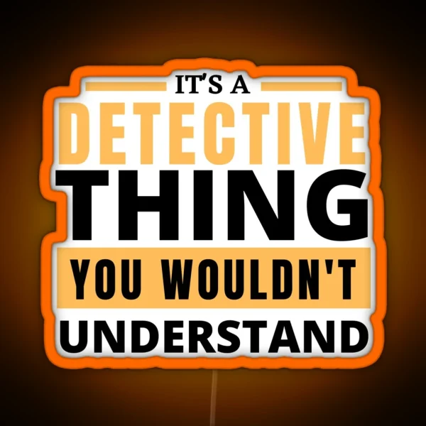 Detective RGB Neon Sign