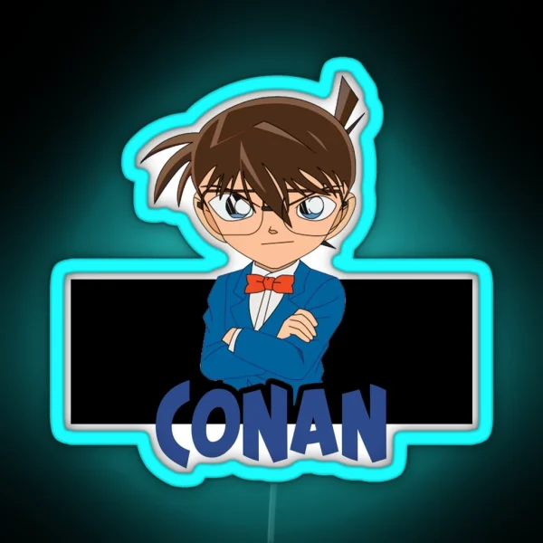 Detektiv Conan Bearbeiten Conan Und Shinichi RGB Neon Sign