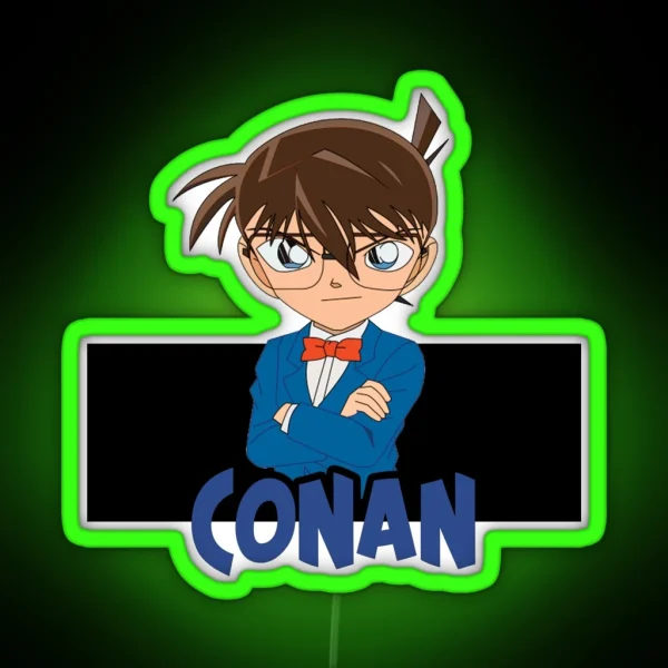 Detektiv Conan Bearbeiten Conan Und Shinichi RGB Neon Sign