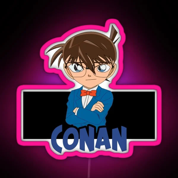 Detektiv Conan Bearbeiten Conan Und Shinichi RGB Neon Sign
