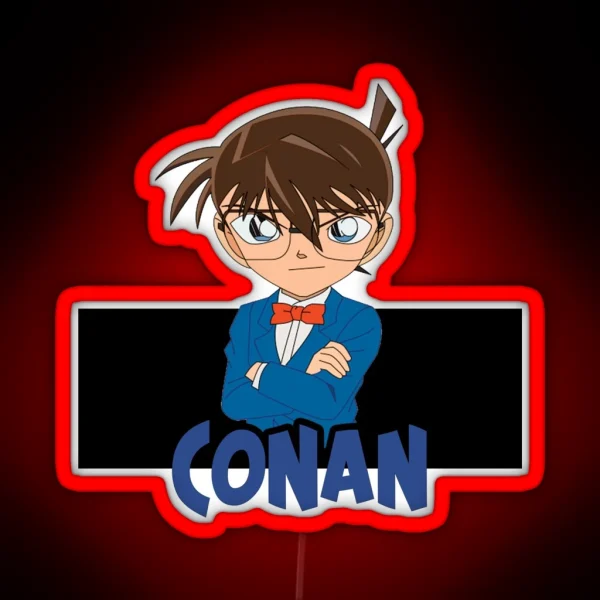 Detektiv Conan Bearbeiten Conan Und Shinichi RGB Neon Sign
