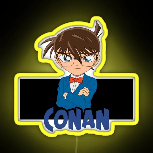 Detektiv Conan Bearbeiten Conan Und Shinichi RGB Neon Sign