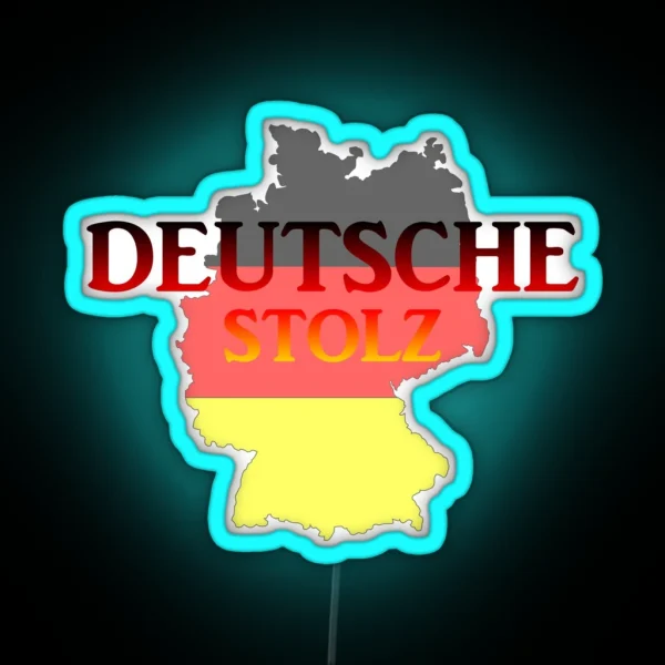 Deutsche Stolz German Pride RGB Neon Sign