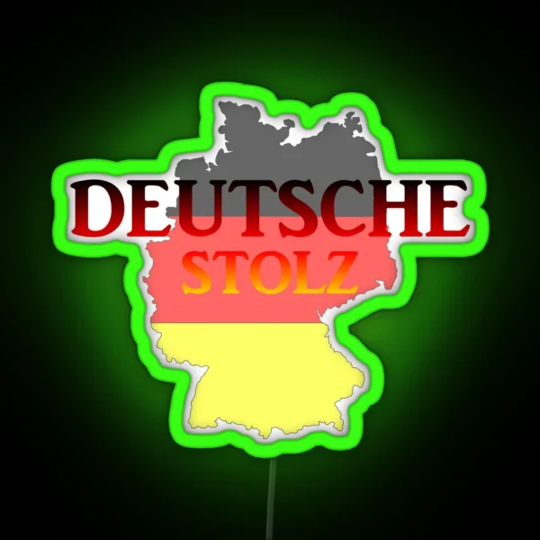 Deutsche Stolz German Pride RGB Neon Sign