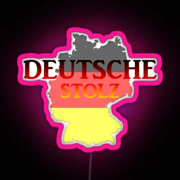 Deutsche Stolz German Pride RGB Neon Sign