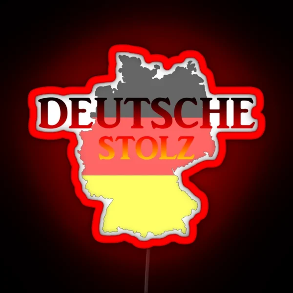 Deutsche Stolz German Pride RGB Neon Sign