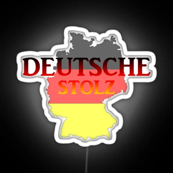 Deutsche Stolz German Pride RGB Neon Sign