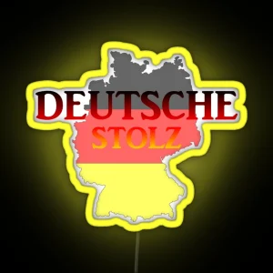 Deutsche Stolz German Pride RGB Neon Sign