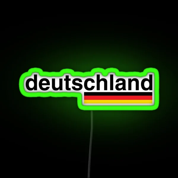 Deutschland RGB Neon Sign